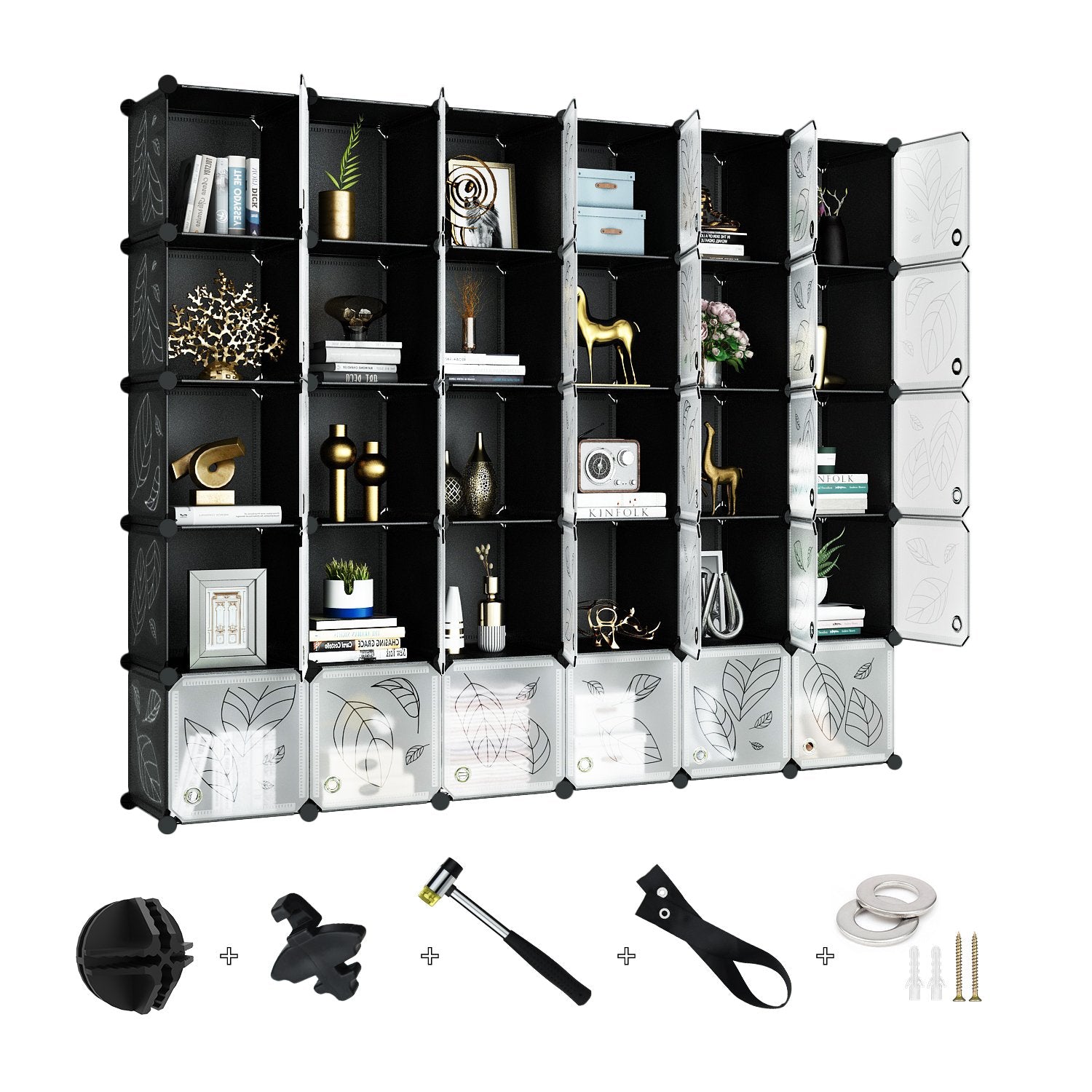 https://www.greenstell.com/cdn/shop/products/Greenstell_DIY_Cube_Storage_30_Cubes_Black_and_White_With_Doors_2400x.jpg?v=1622191078